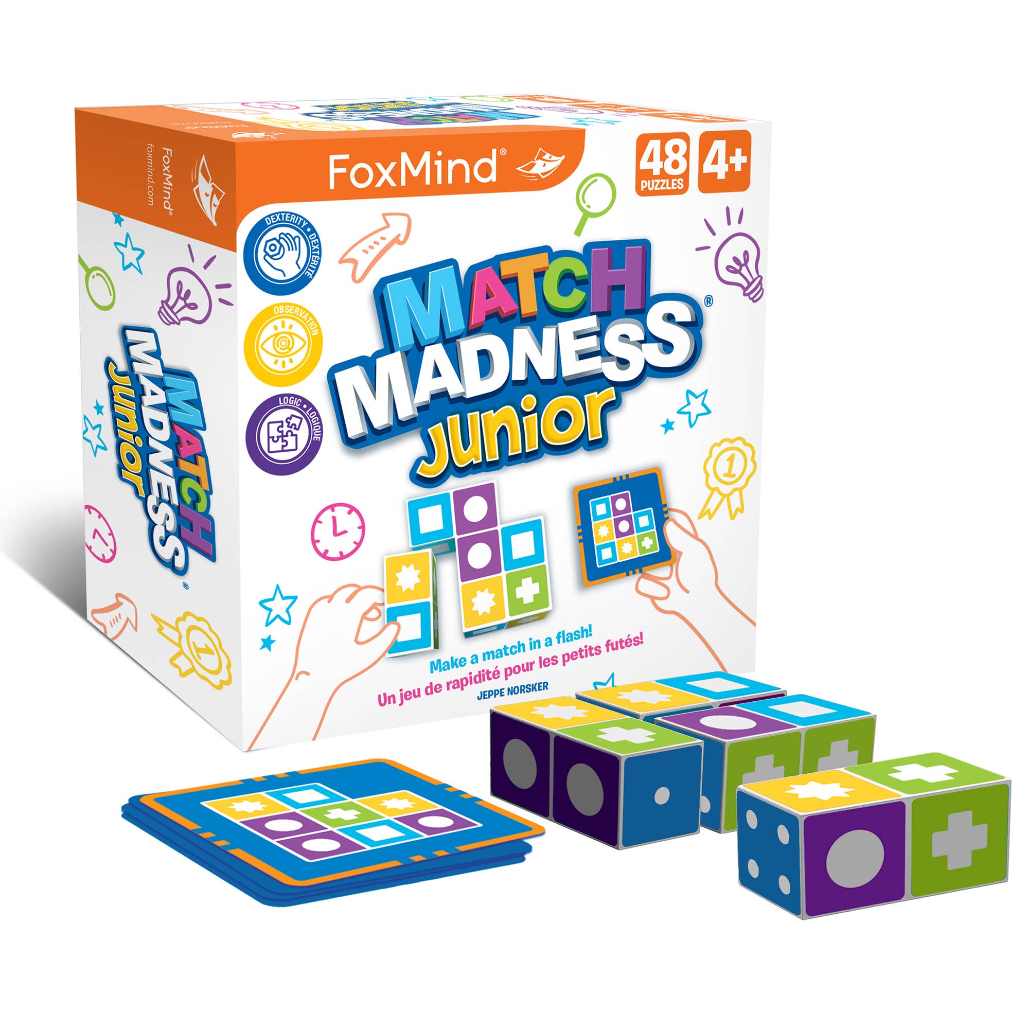 FoxMind - Wholesale Brain Game - Kids - Match Madness Junior1