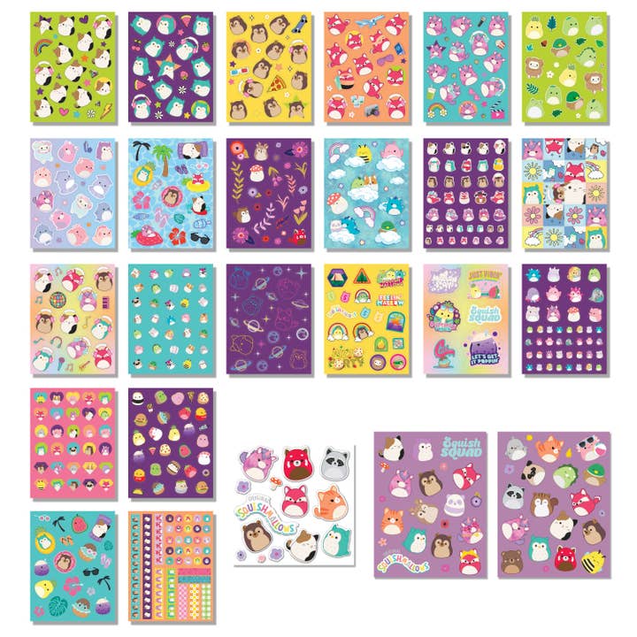 Hinkler - Wholesale Sticker – Child & baby - Kaleidoscope Sticker Bomb Squishmallows