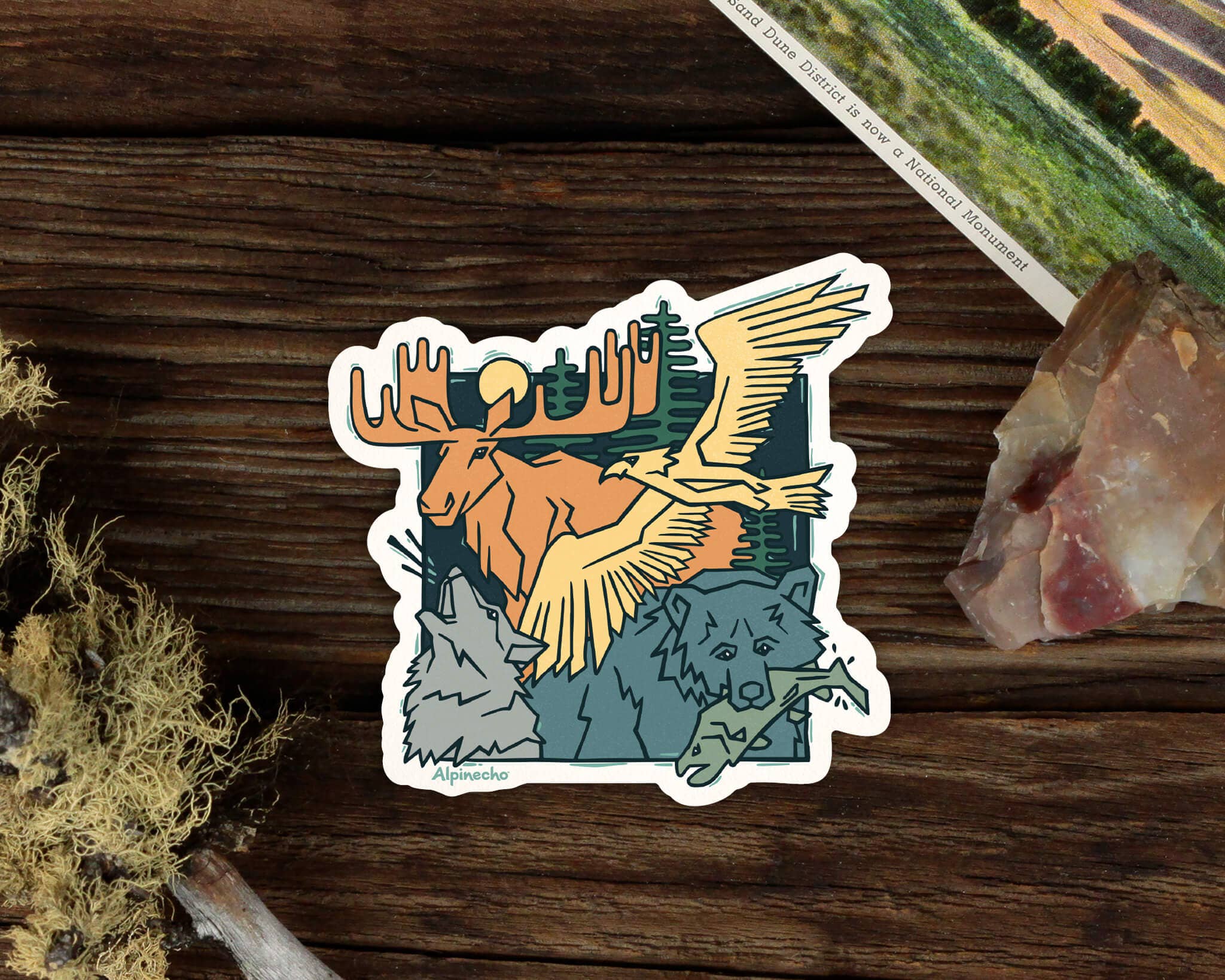 Alpinecho - Wholesale Sticker - Northern Wild Sticker