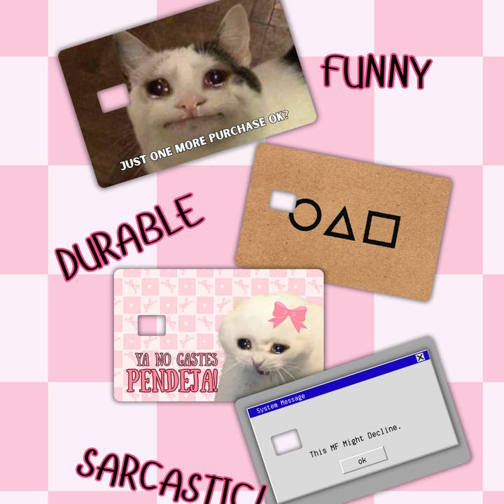 Lalatina Shop - Wholesale Sticker - funny Pedro Pascal credit card skin, credit card sticker1