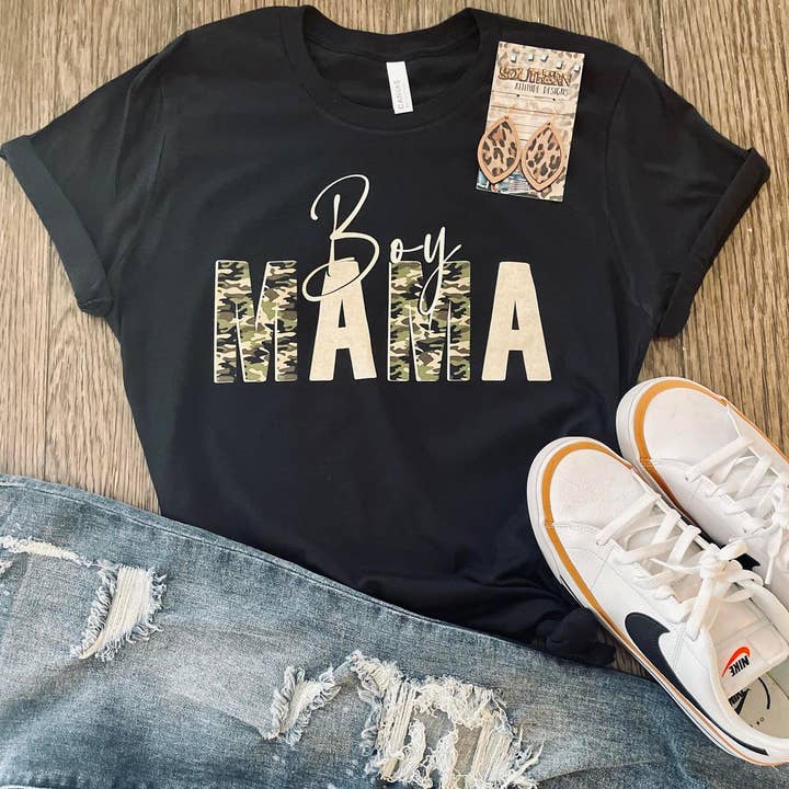 Boy Mama - Black for wholesale by Southern Attitude Designs Inc