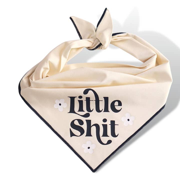 Boneyard Co. – wholesale Pet bandana – Dog – "Little Sh*t" Funny Sassy Dog Bandana, unique dog mom gifts