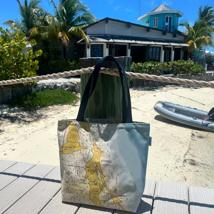 Not for Navigation - Wholesale Tote Bag - Women's - Classic Custom Tote — Personalized Nautical Map or Location 2