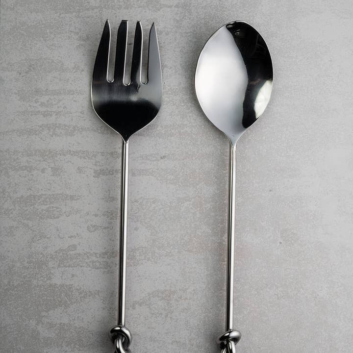 Stainless Knot Server Set for wholesale by India Handicrafts Inc