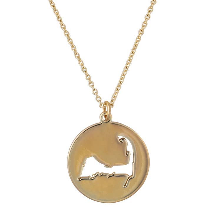 cape coin necklace gold for wholesale by The Beach and Back