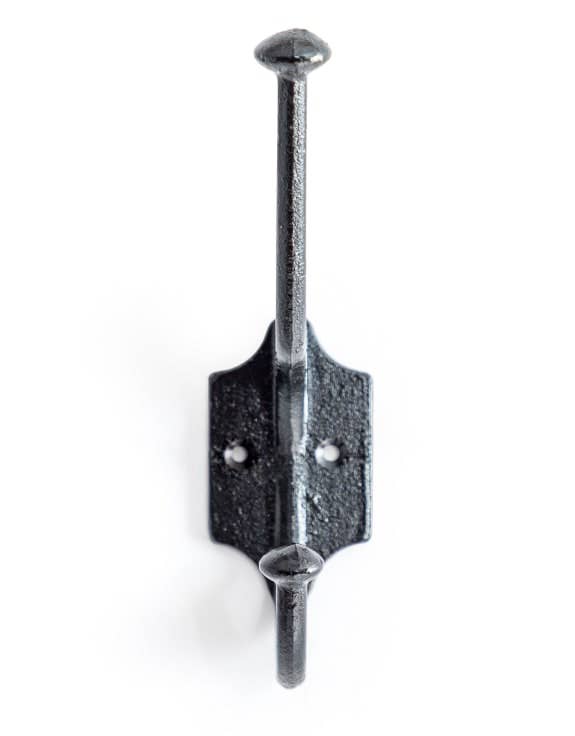 McGowan & Rutherford Ltd – wholesale Wall hook – Cast Iron Industrial Black Coat Hook1