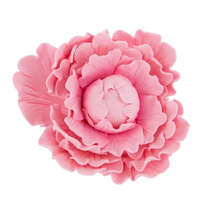 Premium Peony Sugar Flower by Global Sugar Art, Pink for wholesale by Global Sugar Art