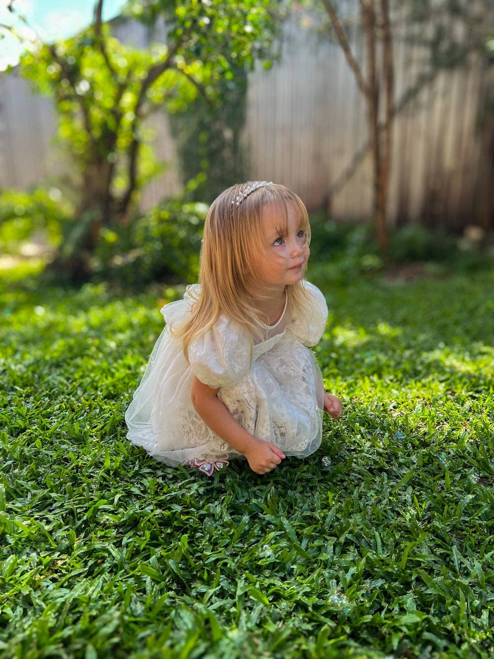 A Little Lacey – wholesale Dress – Kids – Genevieve Girls White Lace Dress18