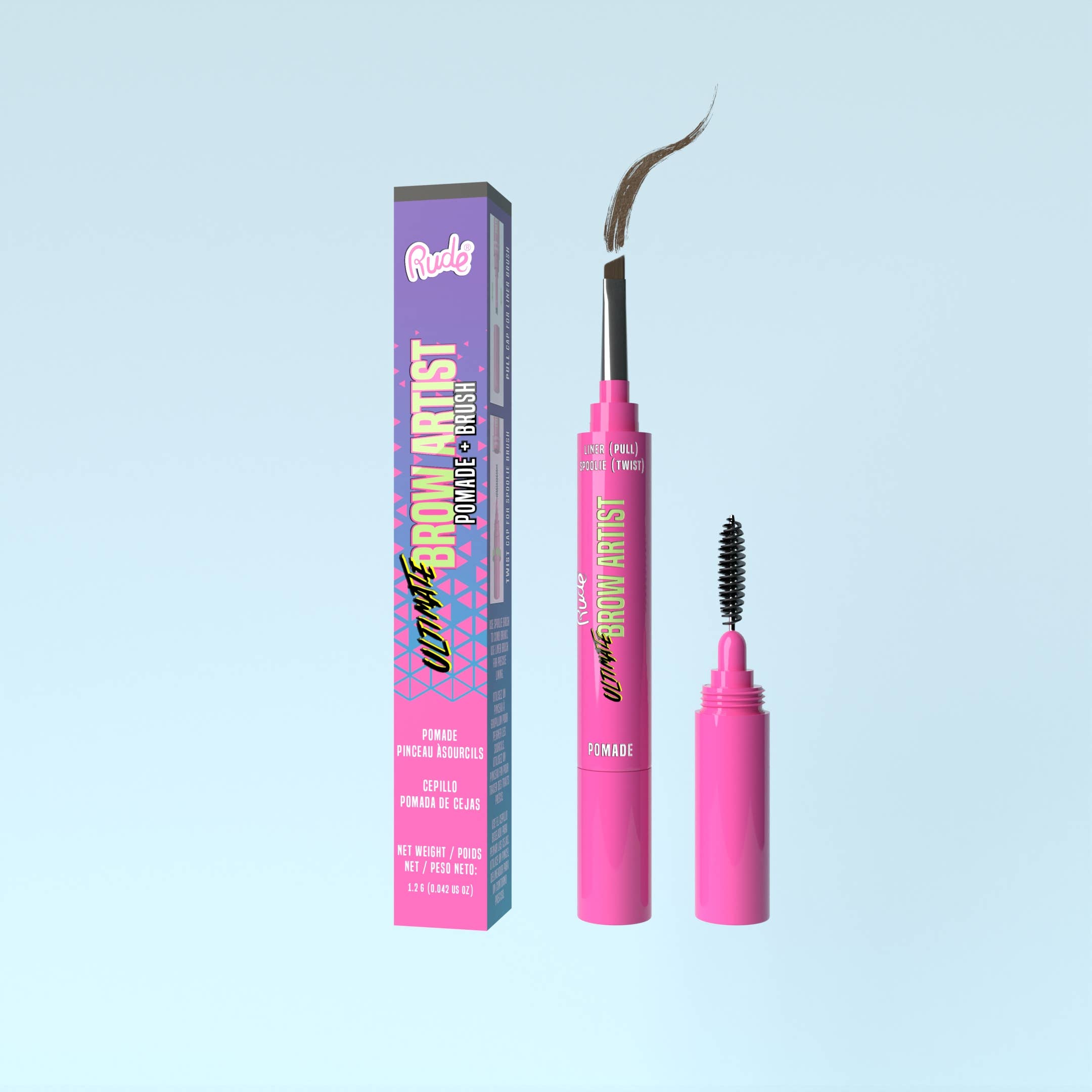 Rude Cosmetics - Wholesale Eyebrow Pencil/Filler - Ultimate Brow Artist - Pomade & Brush3