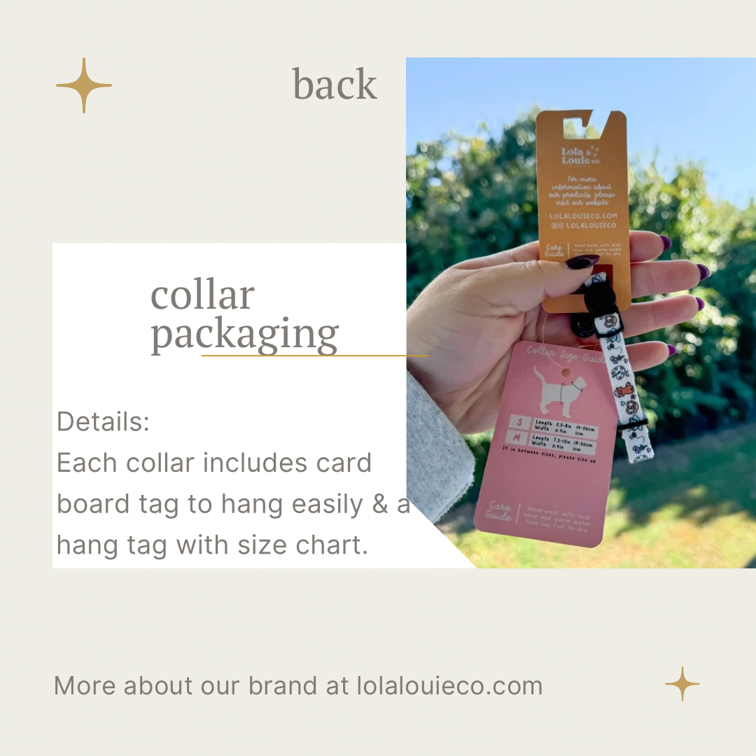 Lola & Louie co. - Wholesale Pet Collar - Cat - Cat Collar- Kitty in Paris4