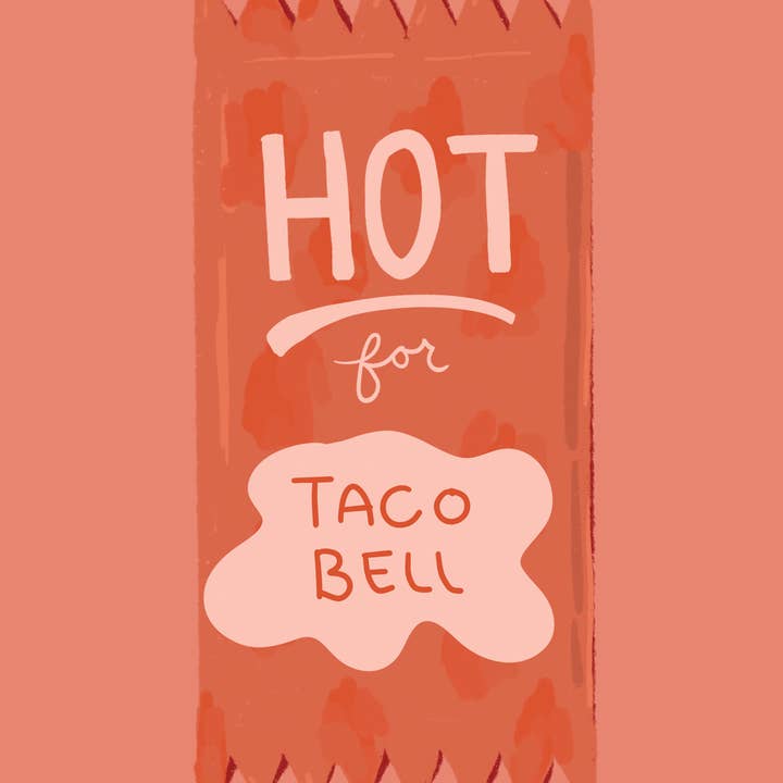 Jess Buckholtz Art - Wholesale Art Print - Hot for Taco Bell0