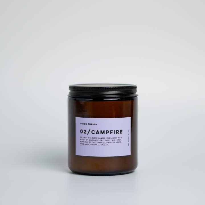 Union Theory - Wholesale Jar/Filled Candle - Campfire Candle