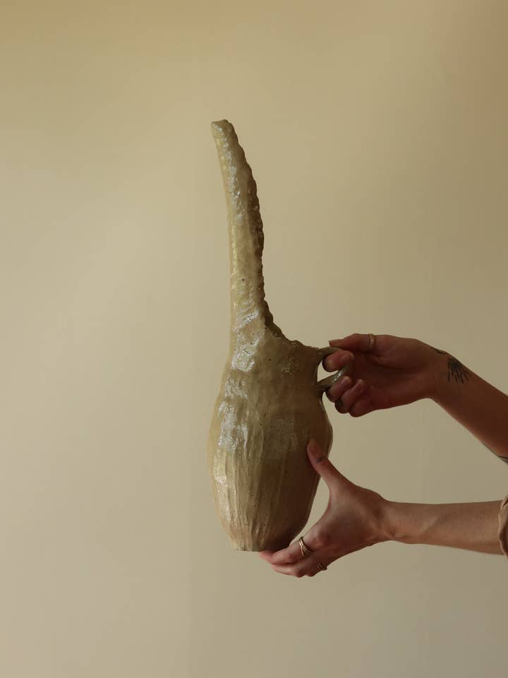 18" Gathered Earth Vessel for wholesale by Of The Earth