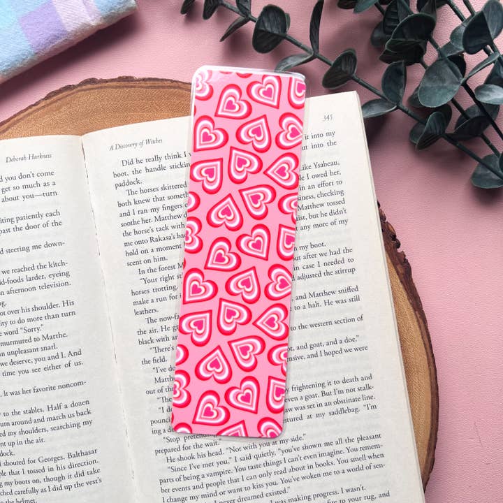 Pink Pulse Bookmark for wholesale by Cozy Reads Shop
