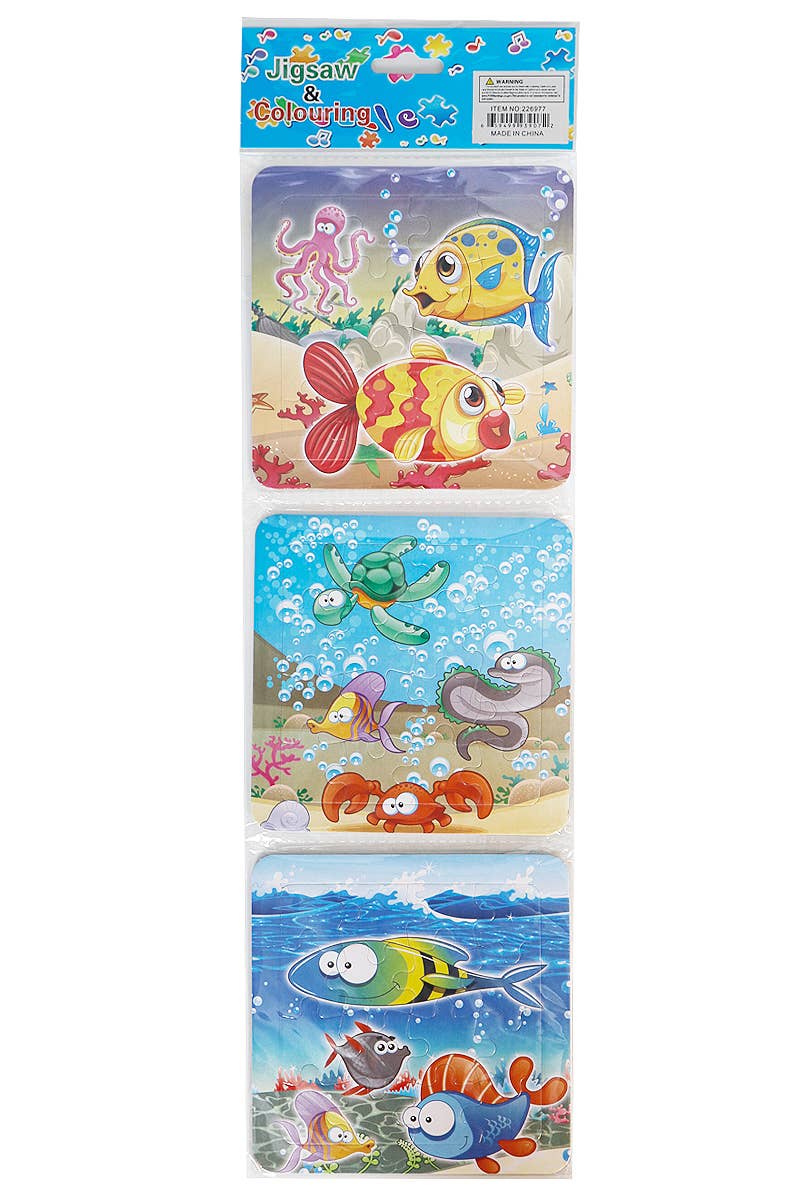 Cap Zone – Engroshandel Puslespil - Børn – 2-i-1 puslespilfarvesæt til børn - 3 stk4