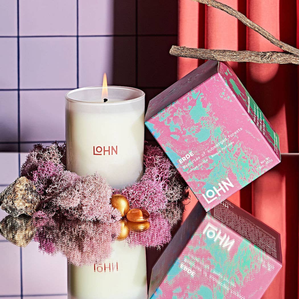 LOHN (No duties | Ships from CAN/USA) - Wholesale Jar/Filled Candle - LOHN Candle - ERDE Amber & Vetiver3