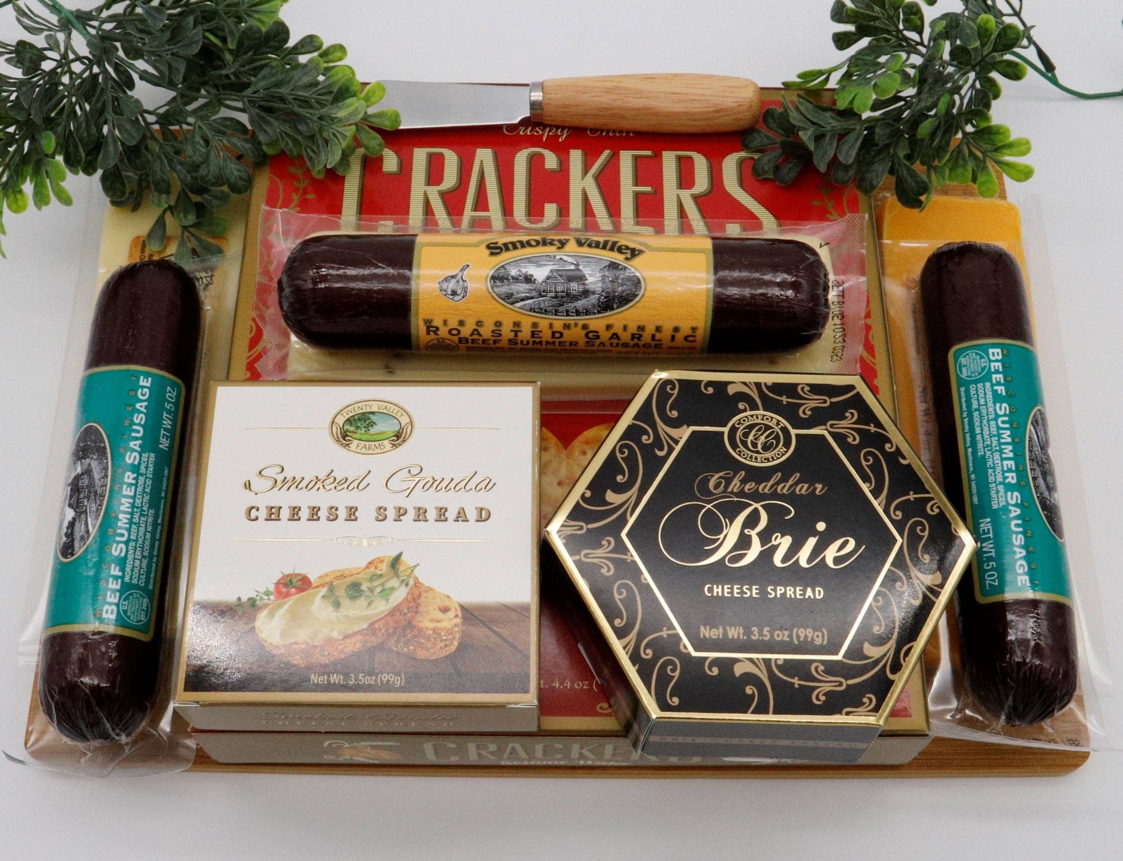 Gift Basket Village LLC - Wholesale Food Gift Basket - Board of Executives Cutting Board Gift Set – Deluxe1