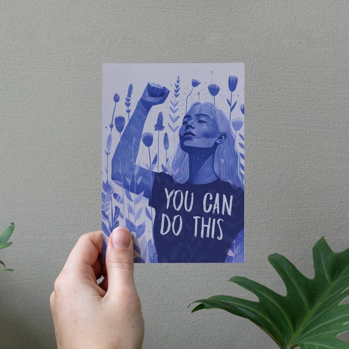 Botanopia - gifts , decor and cards for plant lovers - Wholesale Friendship Card - You can do this | Encouragement Card | Friendship Card3