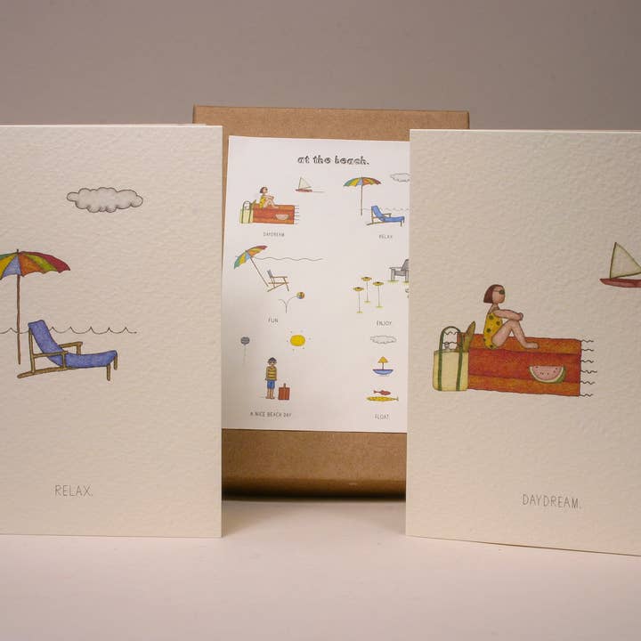 Boxed Greeting Cards to Celebrate Summer for wholesale by Beth Mueller