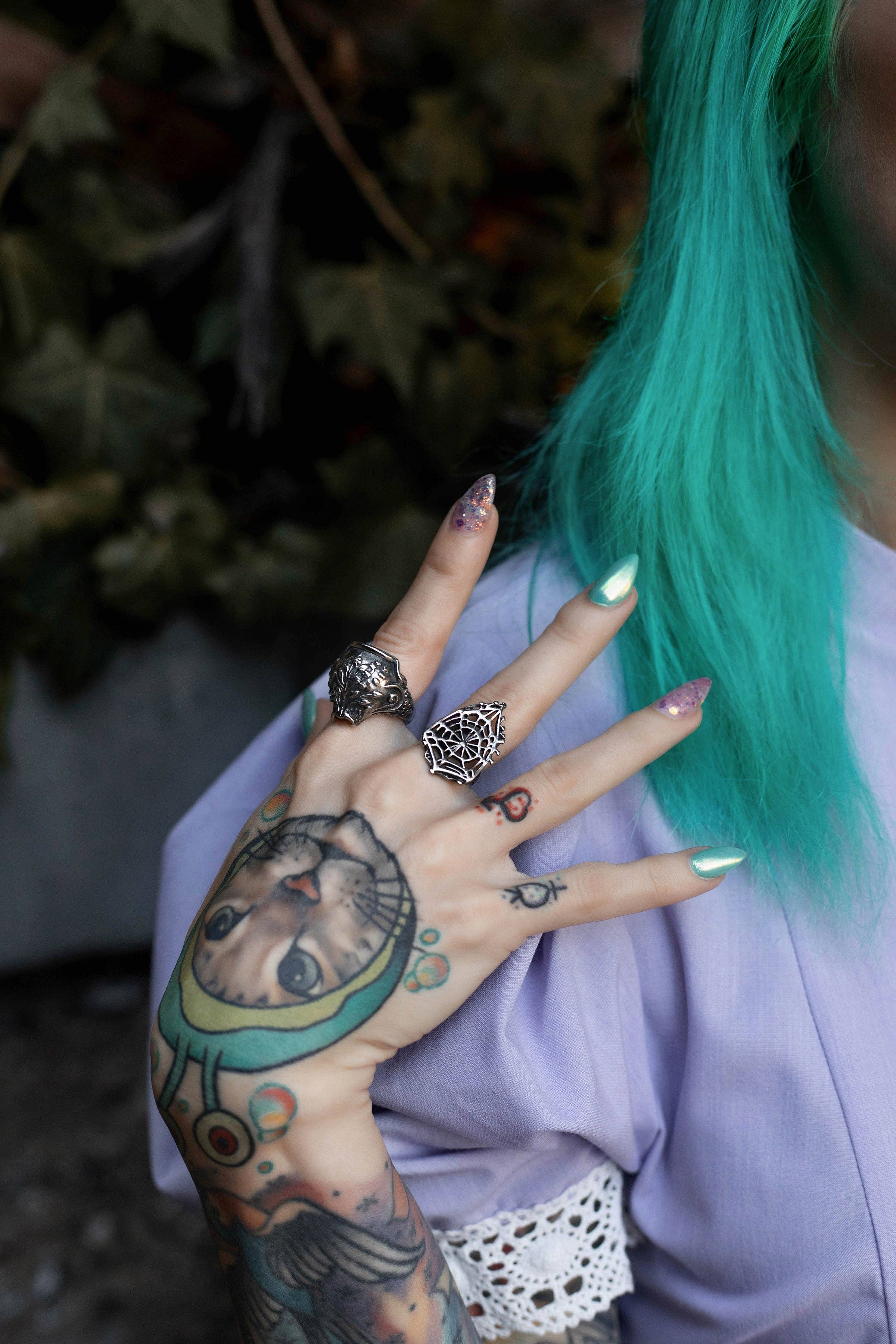 Lively Ghosts - Wholesale Cocktail/Statement Ring - Arachne Ring5