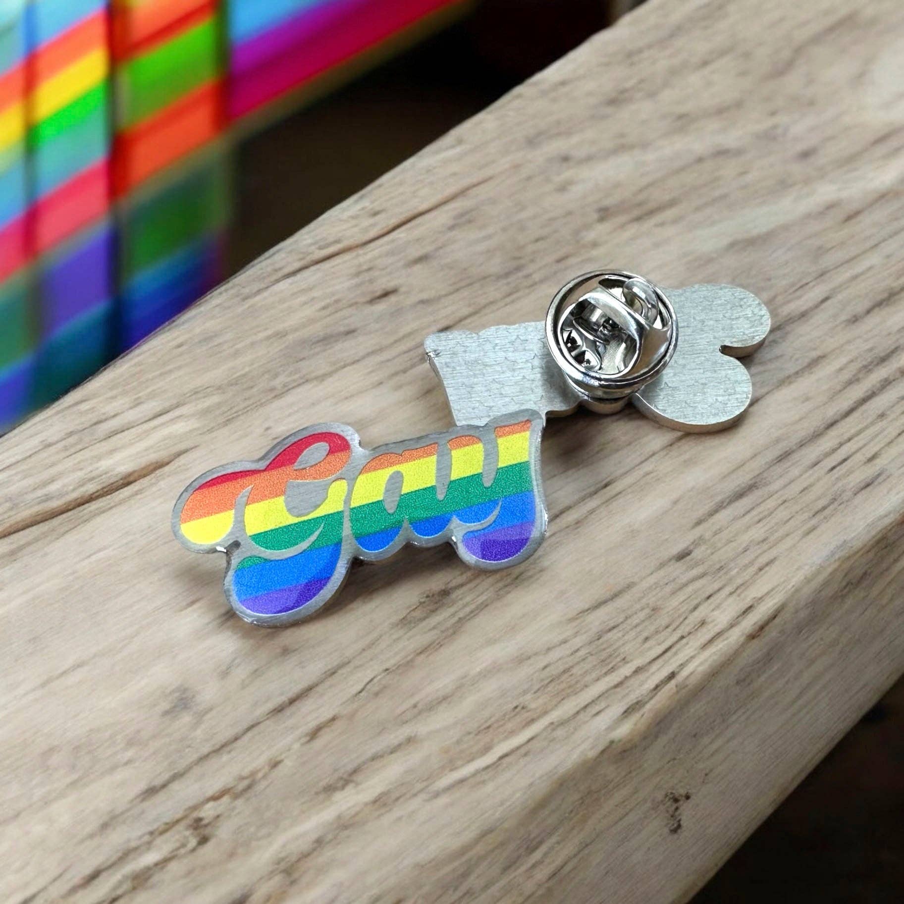 The Enamel Pin Factory - Vente Épinglettes/boutons - Épingle Émaillée Écologique - Arc-en-ciel Gay0