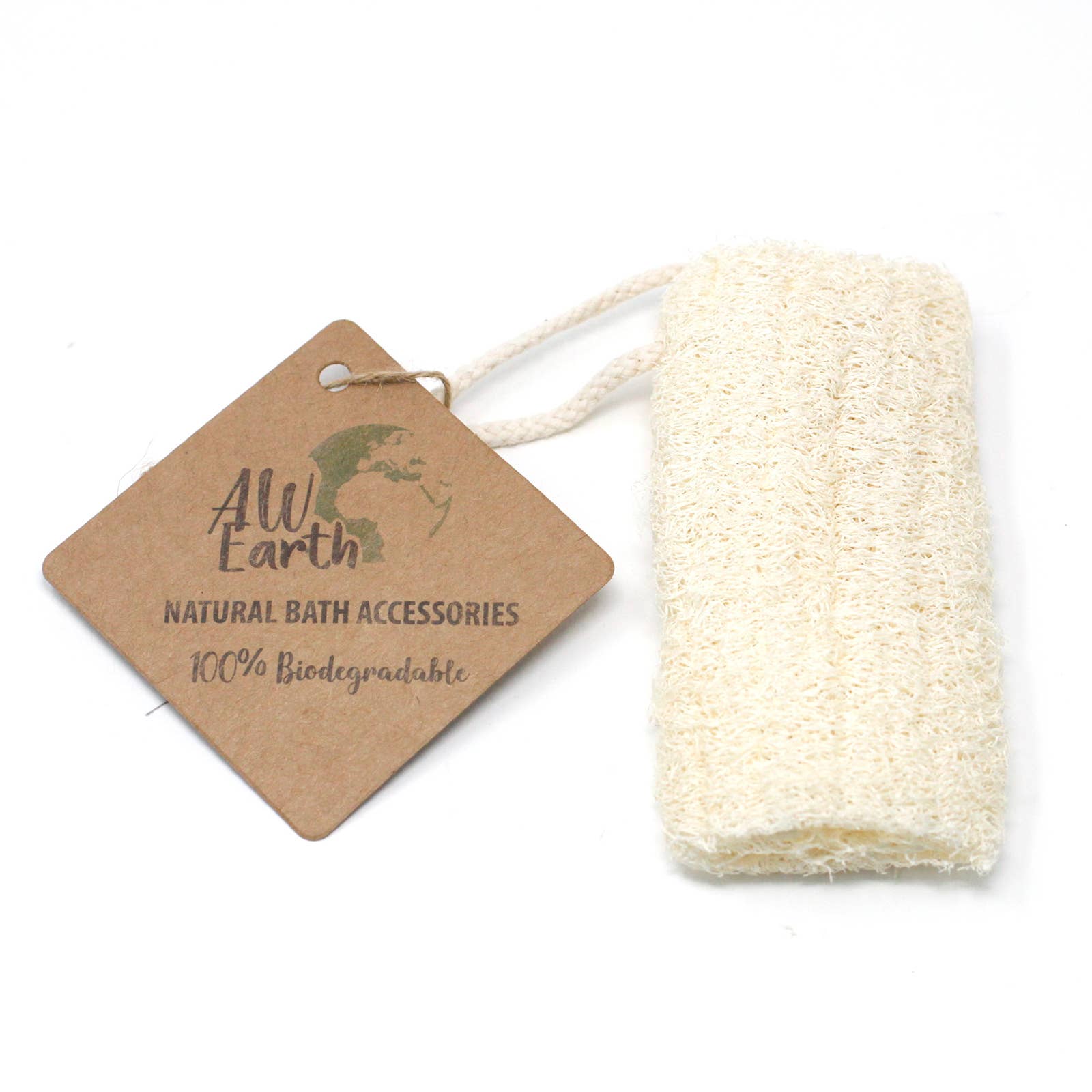 AWGifts Europe - Vente Luffa - Gant de gommage naturel en luffa avec corde de 12,7 cm0