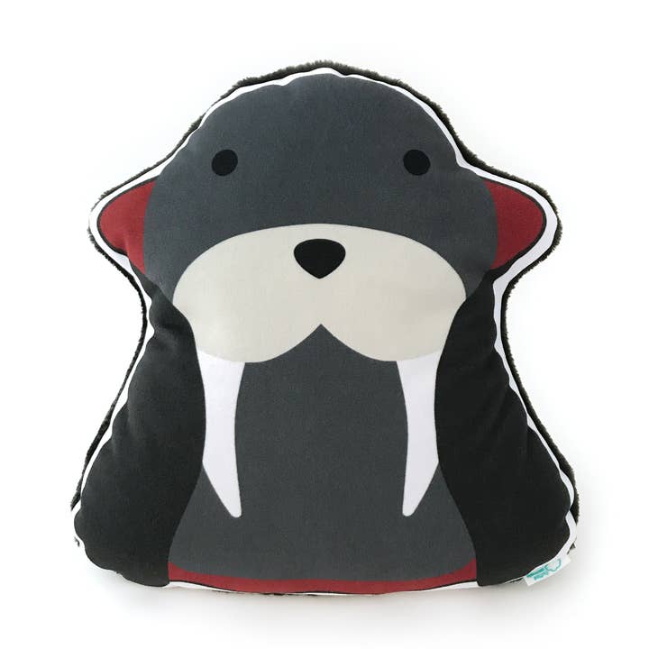 Vampire Walrus Pillow for wholesale by Fluffed Animals