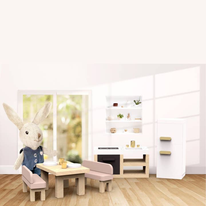 Speedy Monkey - Wholesale Doll accessory kit – Kids - Doll House Kitchen + 1 Character3