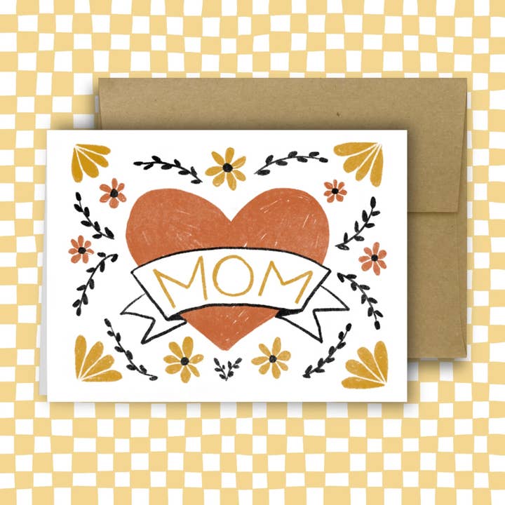 Tarjeta MOM ~ CLASSIC HEART para venta al por mayor de RANI BAN CO