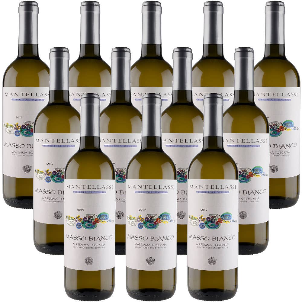 Metina SAS - Wholesale White Wine - Massobianco Maremma Toscana DOC Fattoria Mantellassi 75 cl.5