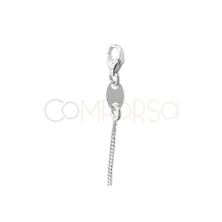 COM FORSA SL - Vendita all'ingrosso Fibbie per cintura - Moschettone Tondo Con Anello 4X7 Mm In Argento 925
