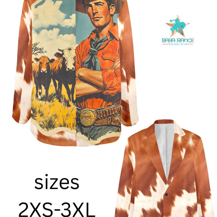 Cattle Rancher Western Blazer Women's Blazer for wholesale by BAHA RANCH WESTERN WEAR