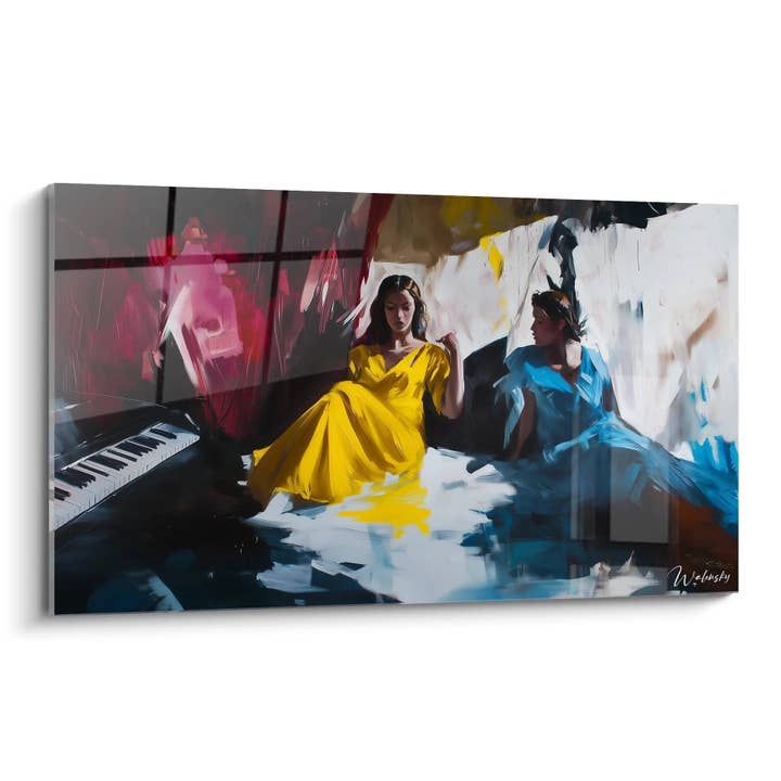 Tavla inspirerad av Konserten av Johannes Vermeer Nr 1 – Hyllning till Berömd Konstnär för wholesale av Walensky