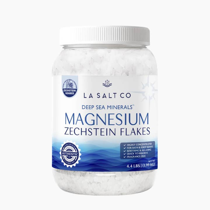 Magnesium Flakes (4.4 lb) for wholesale by Los Angeles Salt Company