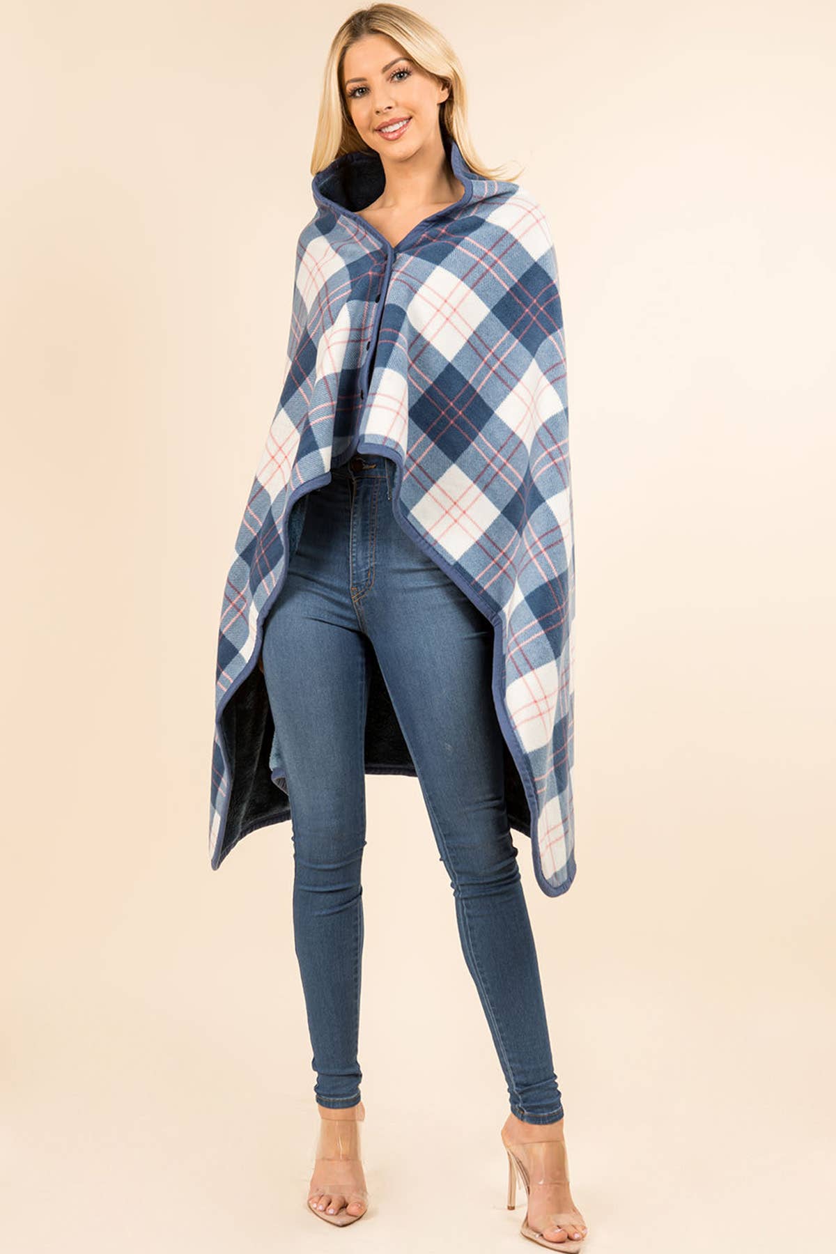 Suzie Q USA - Venta al por mayor Chal - Mujer - Mantón de manta a cuadros2