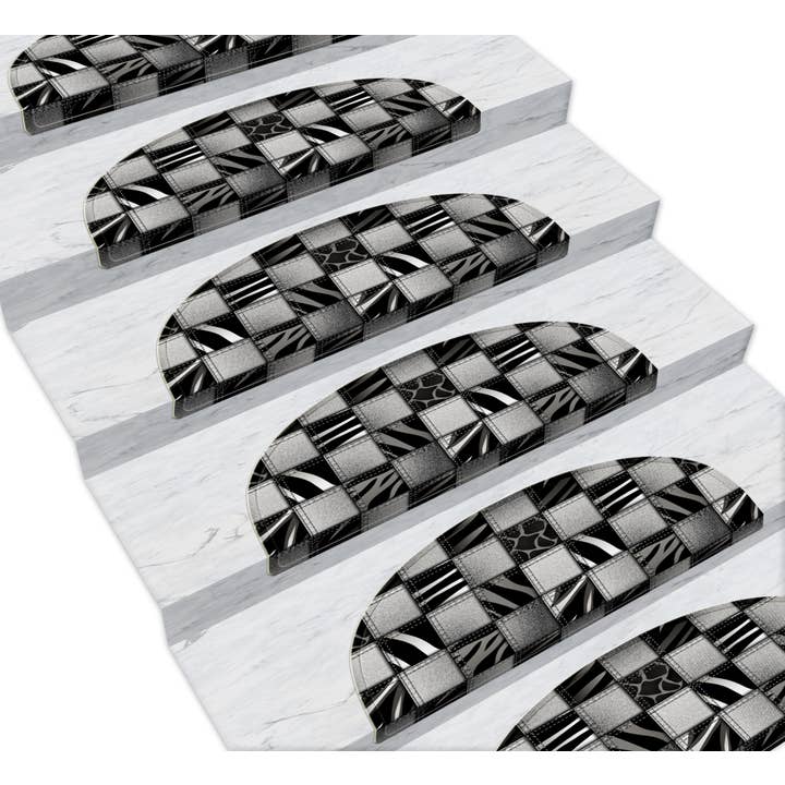 Vitaus 16 Trappe tæppe sæt læder sting 3069 for engroshandel hos Vitaus