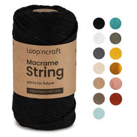 Loop'ncraft – wholesale Craft supplies – Macrame String 5mm - 330g10