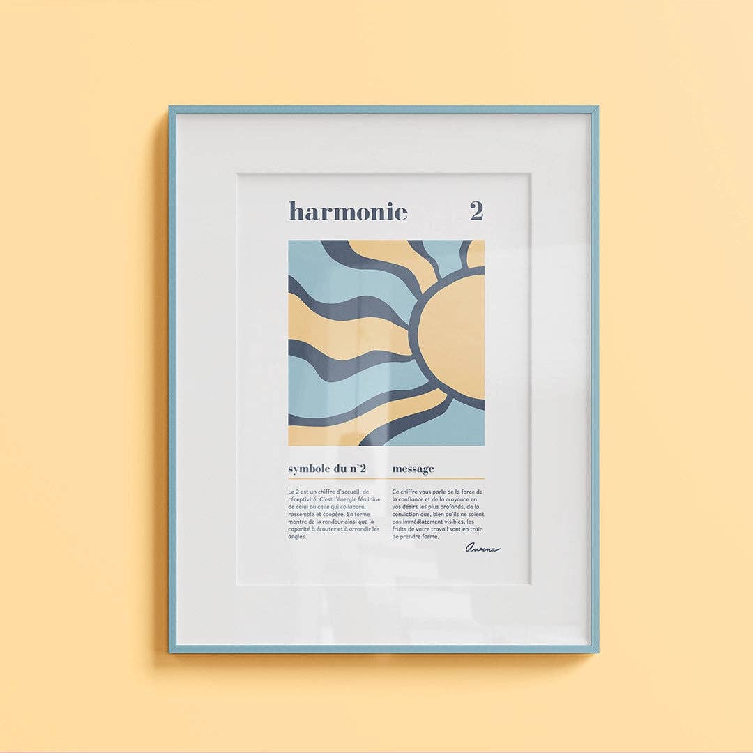 Awena Studio - Vente Affiche d'art - Signification du chiffre 26
