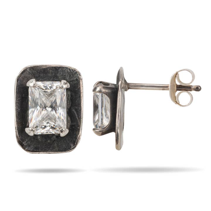 Strålande oktagonörhängen för wholesale av Uncommon Threads Studio