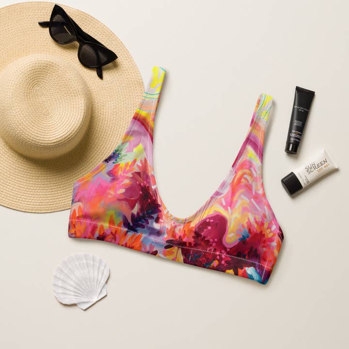Wild Fire Bralette bikinitop af Julie Amlin for engroshandel hos Palet Theory