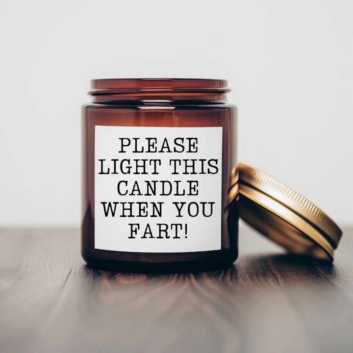 Please light this candle- 7 oz Soy Wax Candles for wholesale by The She Shed Co