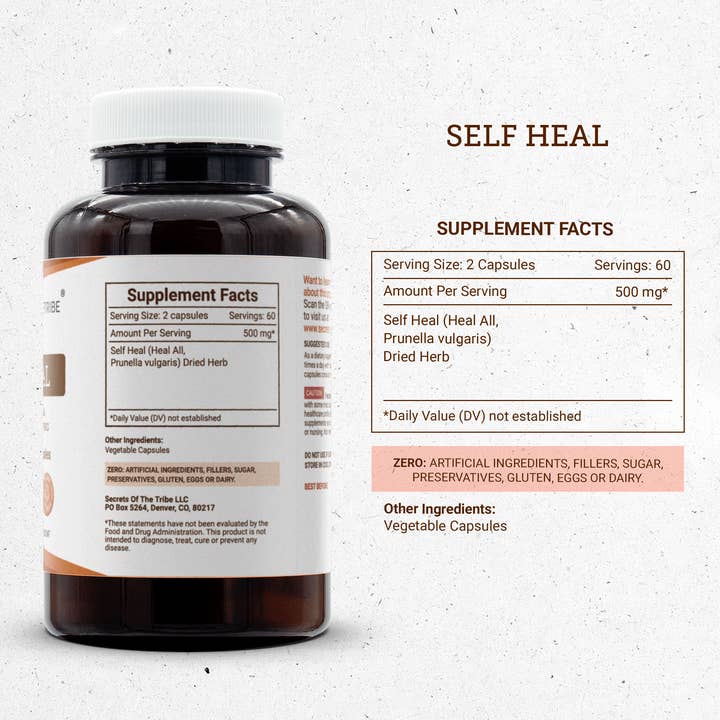 Secrets Of The Tribe - Wholesale Oral Supplement/Vitamin - Self Heal Capsules