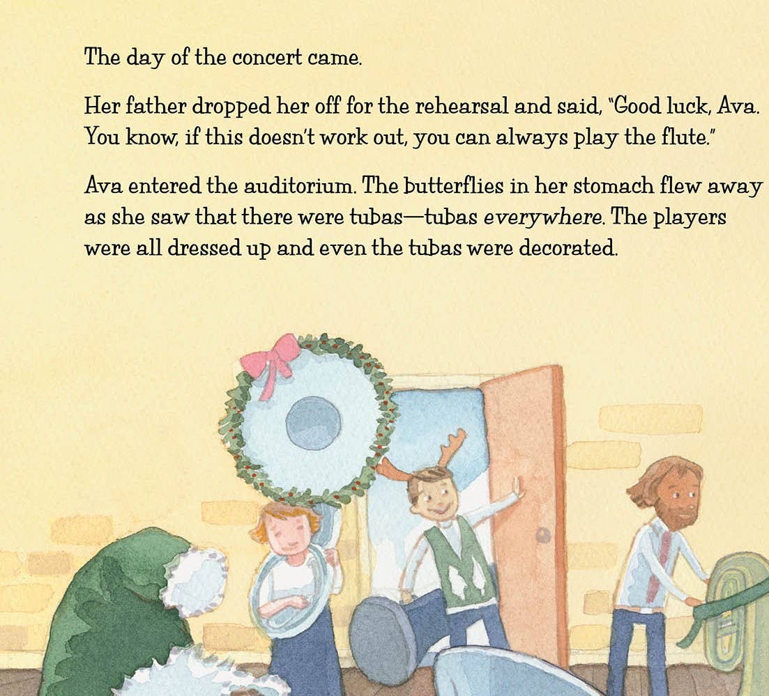 Sleeping Bear Press - Vente Livre – enfant - Un livre d'images de Noël en tuba5