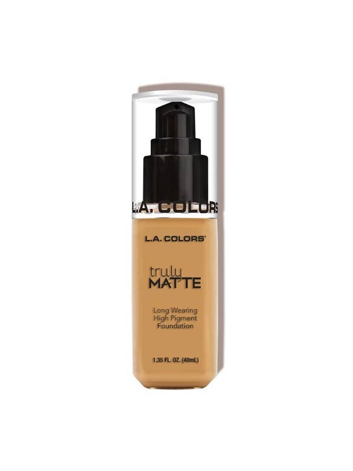 LA Colors CLM357 Truly Matte Foundation Golden Beige - 3pc for wholesale by PINEAPPLE Beauty