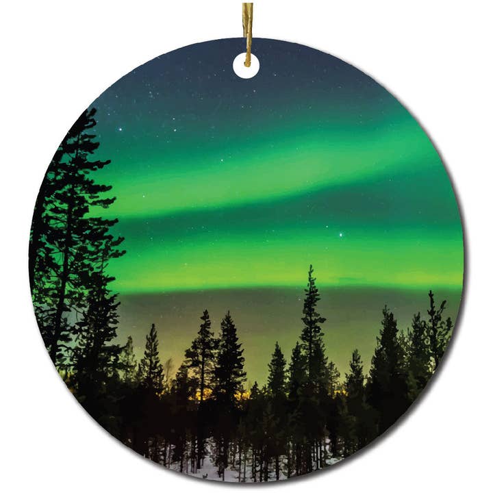 Northern Lights Minnesota Ornamento Natal por atacado de Minnesota Awesome