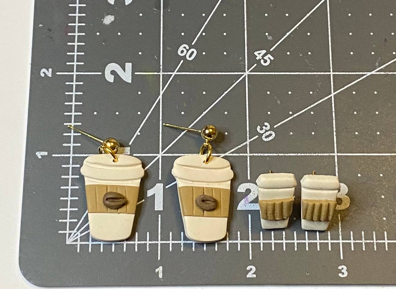 Clayhouse Colours - Vente Boucles d'oreilles pendantes - Les amateurs de café4