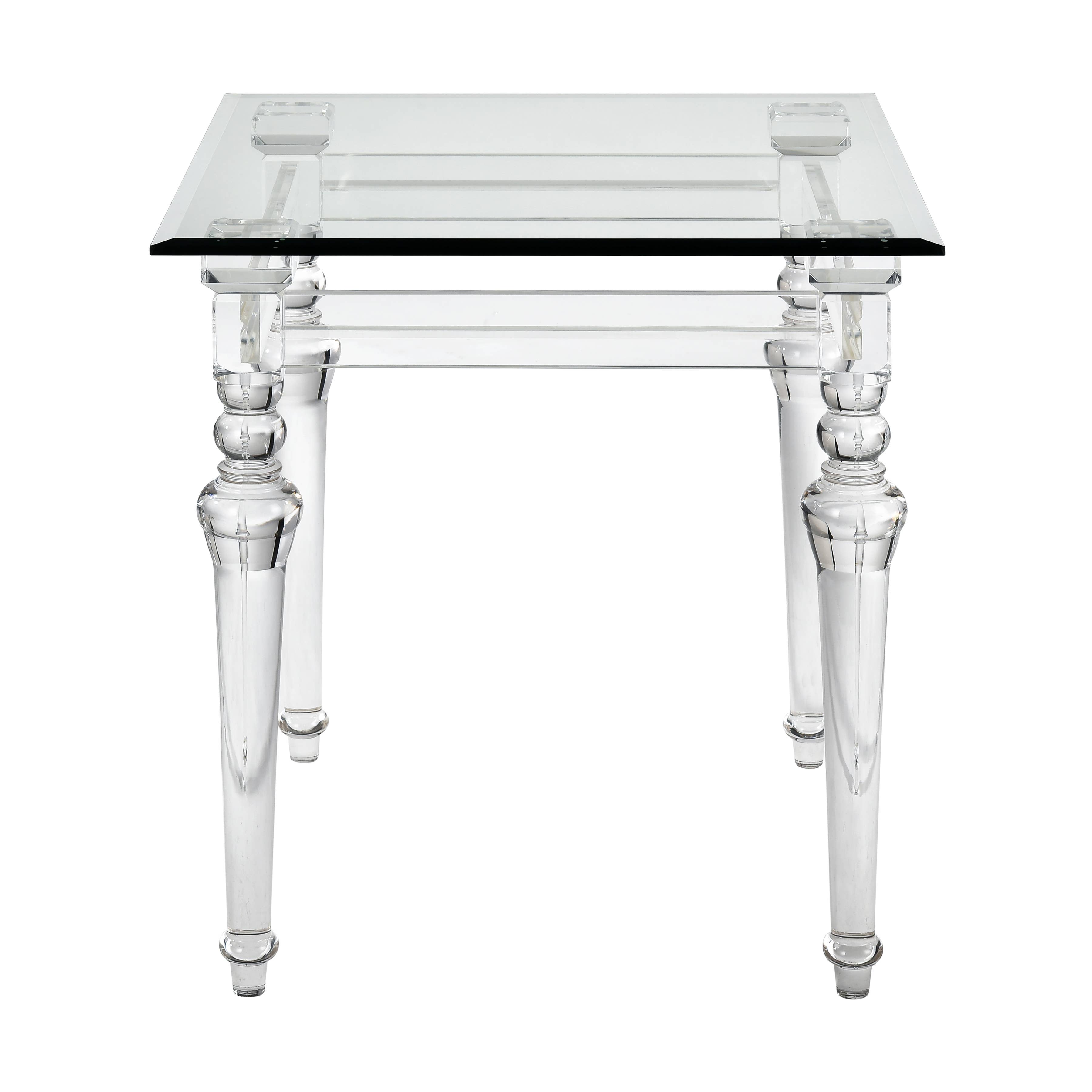 Clear Jacobs Accent Table - Square for wholesale on Faire0