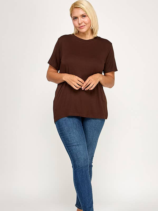 T5982X-K07 SUPER SOFT SHORT SLEEVE CREW NECK ESSENTIAL TEE for wholesale by Cerule