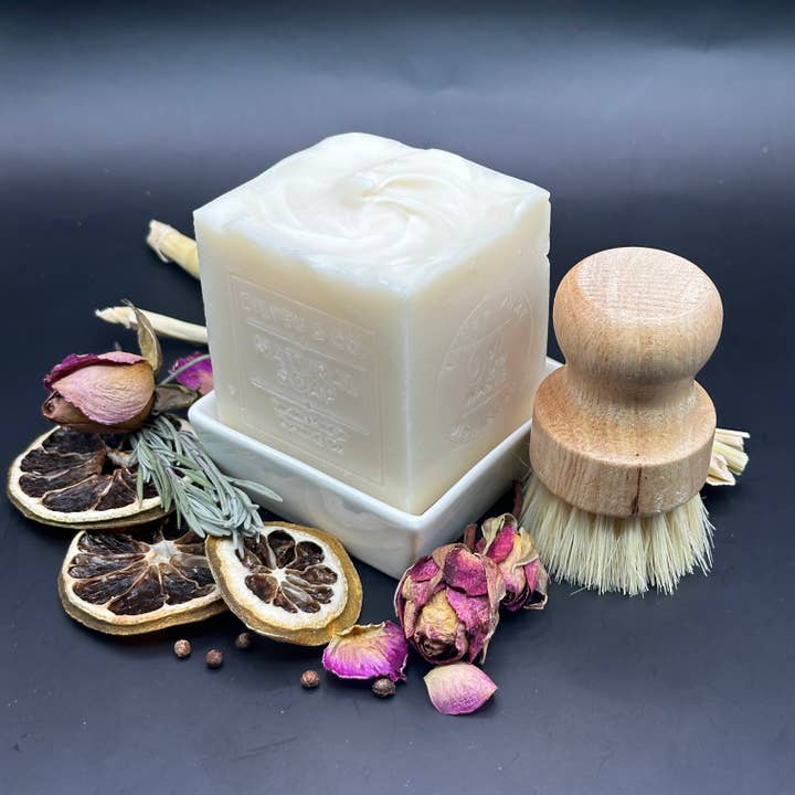 11oz. A COMPLICATED ROSE Solid Utility Dish Soap STARTER SET for wholesale by Bilyeu & Co.