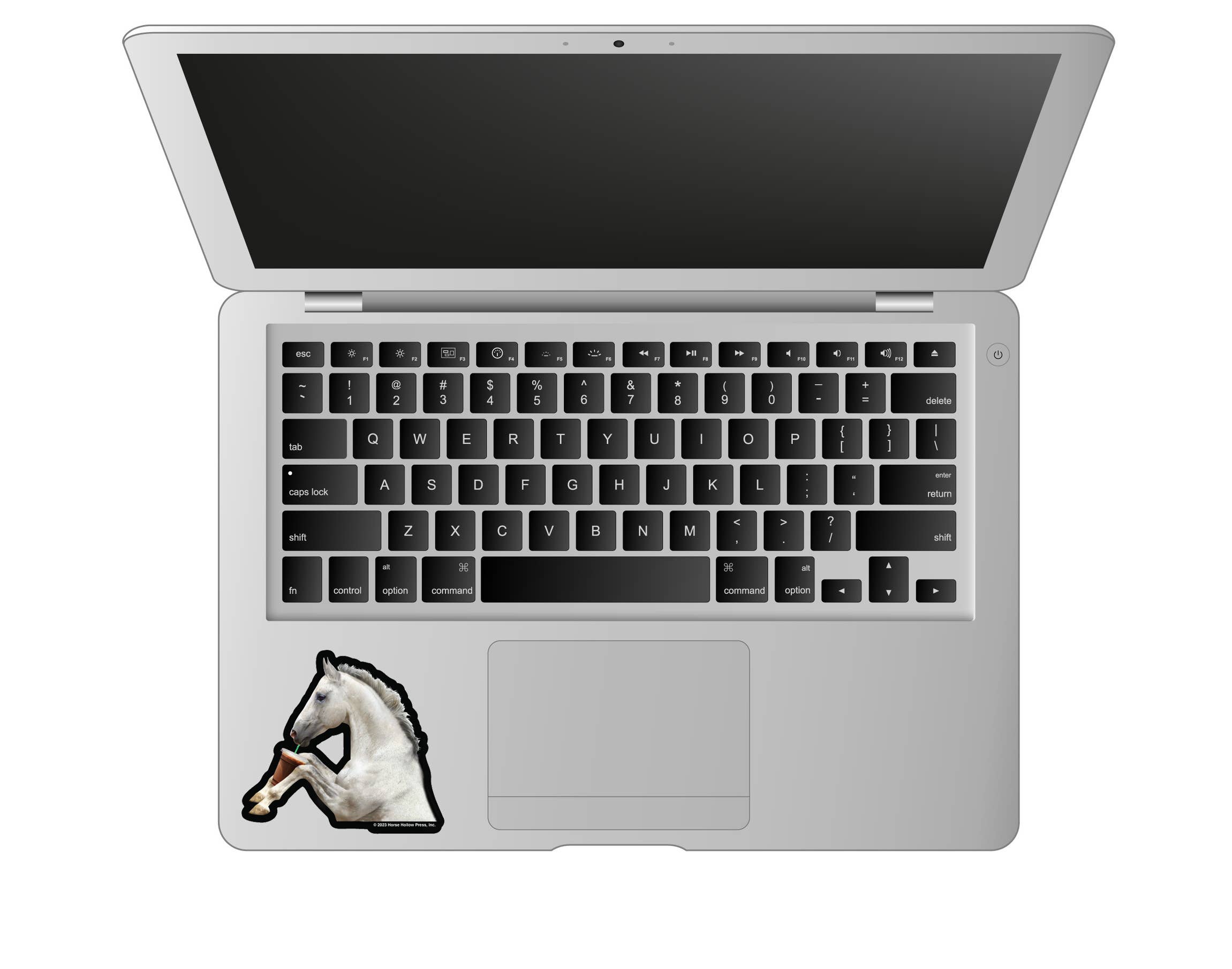 Horse Hollow Press - Wholesale Sticker - 3" Tumbler Horse Sticker / Coffee & Starbucks / WATERPROOF
12